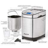 Starfrit Bread Maker with 12 Digital Functions, Stainless Steel, 2lb image 7
