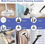 Steam Cleaner, 6 In1 Rotated Steam Mop Cleaner with 2 Modes, 2 Microfiber Pads, 400ML Removable Tank, 23FT Power Cable, Detachable Steam Mops... image 2