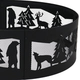 Sunnydaze Decor Forest Wilderness Fire Ring, 36-in image 2