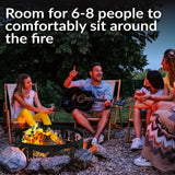 Sunnydaze Decor Forest Wilderness Fire Ring, 36-in image 6