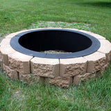 Sunnydaze Decor Heavy Duty Fire Pit Ring Liner, 39-in image 5