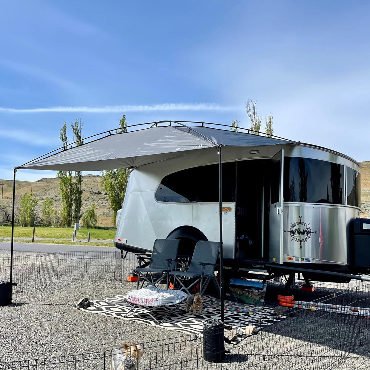 Sunshade Portable Roof Tent, with Dimensions of 9 Feet by 7 Feet, Has A Large Shading Area, Is Lightweight and Durable, and Is Suitable for...