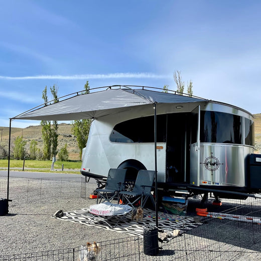 Sunshade Portable Roof Tent, with Dimensions of 9 Feet by 7 Feet, Has A Large Shading Area, Is Lightweight and Durable, and Is Suitable for...