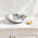 T-fal 14" Tri-ply Stainless Steel Wok view 5