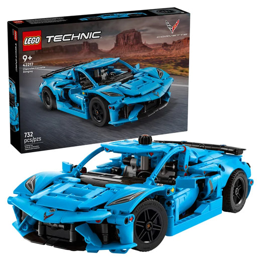 Technic Chevrolet Corvette Stingray Blue 42217 for Kids and Family