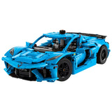 Technic Chevrolet Corvette Stingray Blue 42217 for Kids and Family image 4