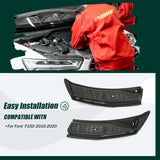 The Front Windshield Wiper Cover Panel Grille Is Compatible with The 2009 - 2014 Models of Ford F150. It Features Two Front Insert Panels on... image 4