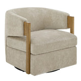 Thomasville - Fabric Swivel Chair for Home Organization image 4