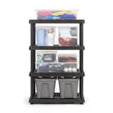 TuffStore 4-Shelf Resin/Plastic Storage Rack/Shelving Unit, 36 x 18 x 54-in image 3