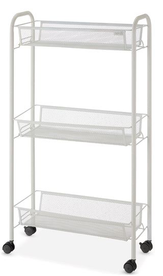 type A 3-Tier Mesh Wire Slim Storage Cart