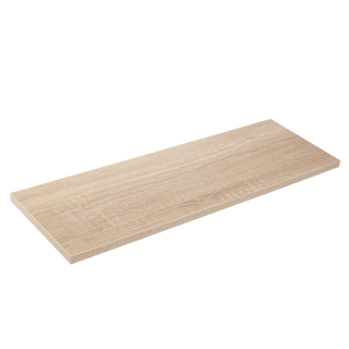 type A Floating Wall Shelf Board, Oak Sonoma Finish, 12 x 24-in