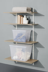 type A Floating Wall Shelf Board, Oak Sonoma Finish, 16 x 35-in image 2