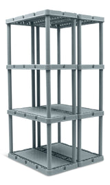 type A Prima Light-Duty 4-Tier Connecting Shelving Storage Unit, Holds up to 220-lb