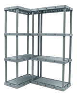 type A Prima Light-Duty 4-Tier Connecting Shelving Storage Unit, Holds up to 220-lb image 2