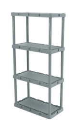 type A Prima Light-Duty 4-Tier Connecting Shelving Storage Unit, Holds up to 220-lb image 3