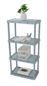 type A Prima Light-Duty 4-Tier Connecting Shelving Storage Unit, Holds up to 220-lb image 5