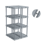 type A Prima Light-Duty 4-Tier Connecting Shelving Storage Unit, Holds up to 220-lb image 7