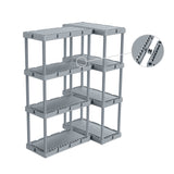 type A Prima Light-Duty 4-Tier Connecting Shelving Storage Unit, Holds up to 220-lb image 8