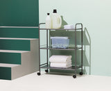 type A Radiant 3-Tier Utility Cart with Wheels, Grey image 5