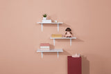 type A Wooden Floating Wall Shelf Board, White, 12 x 24-in image 2