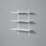 type A Wooden Floating Wall Shelf Board, White, 16 x 35-in image 6