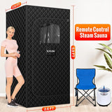 Upgraded Sauna Box for Relaxation, Detoxification, Portable Steam Sauna for Home with Steamer, 9 Levels, 2.6’ X 2.6’ X 5.9’ image 3