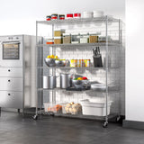 Vancouver Classics 5-Tier Steel Shelving Rack, 60-in x 24-in x 72-in image 5
