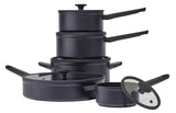 Vida by PADERNO 10-Piece Non-Stick Cookware Set, Black, Vida by PADERNO Non-Stick Cookset, Blue, 8-pc, Vida by PADERNO Aluminum Non-Stick Frypan,...