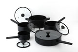 Vida by PADERNO 10-Piece Non-Stick Cookware Set, Black, Vida by PADERNO Non-Stick Cookset, Blue, 8-pc, Vida by PADERNO Aluminum Non-Stick Frypan,... image 3