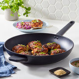 Vida by PADERNO Aluminum Non-Stick Frypan, Black, Assorted Sizes image 6