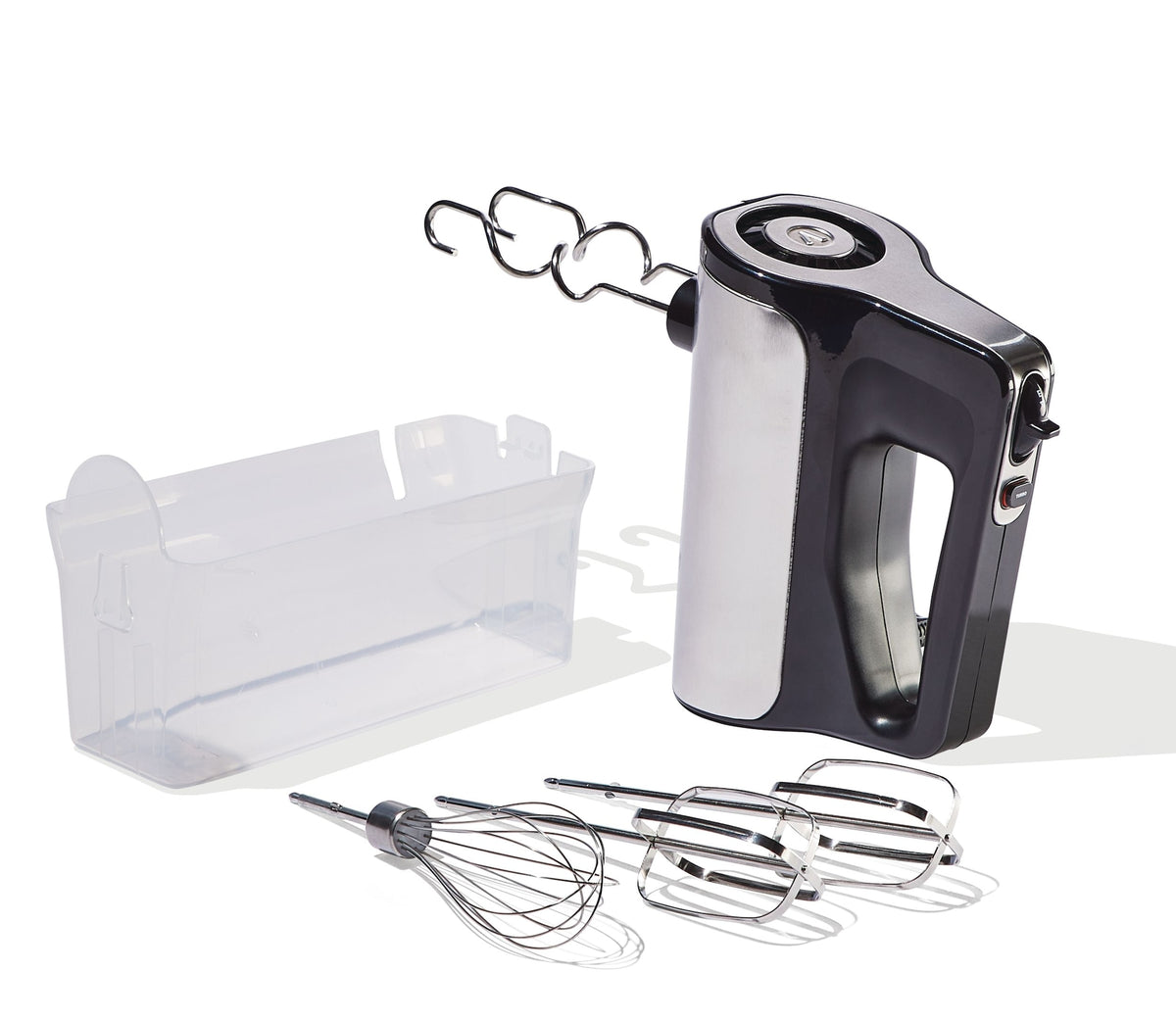 Vida by PADERNO Variable Speed Hand Mixer with Storage Case, Includes Attachments, Black