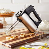 Vida by PADERNO Variable Speed Hand Mixer with Storage Case, Includes Attachments, Black image 3