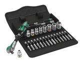 Wera 1/4-in Drive Socket Set, SAE, 28-pc image 3