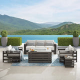 Whitney 5-piece Patio Conversation Set with Fire Table image 2