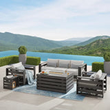 Whitney 5-piece Patio Conversation Set with Fire Table image 4