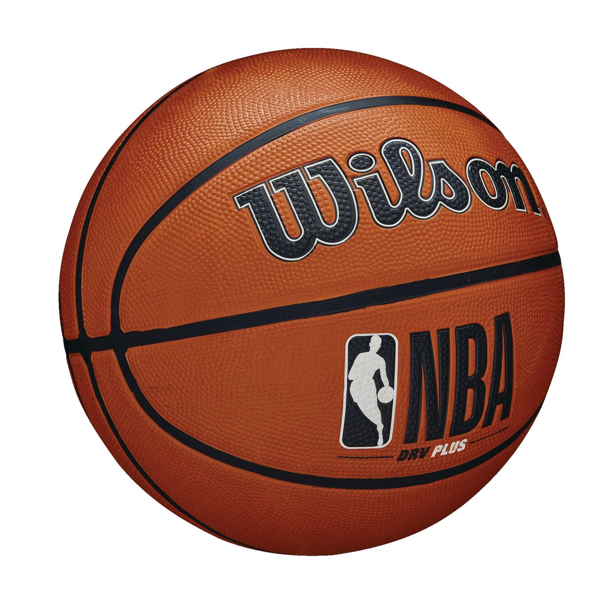 Wilson NBA DRV Plus Outdoor Rubber Basketball, Official Size 7 (29.5-in), Brown