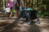 Woods Outdoor Collapsible Folding Utility Standard Wagon & Carry Bag, 150 lb Capacity, Black image 5